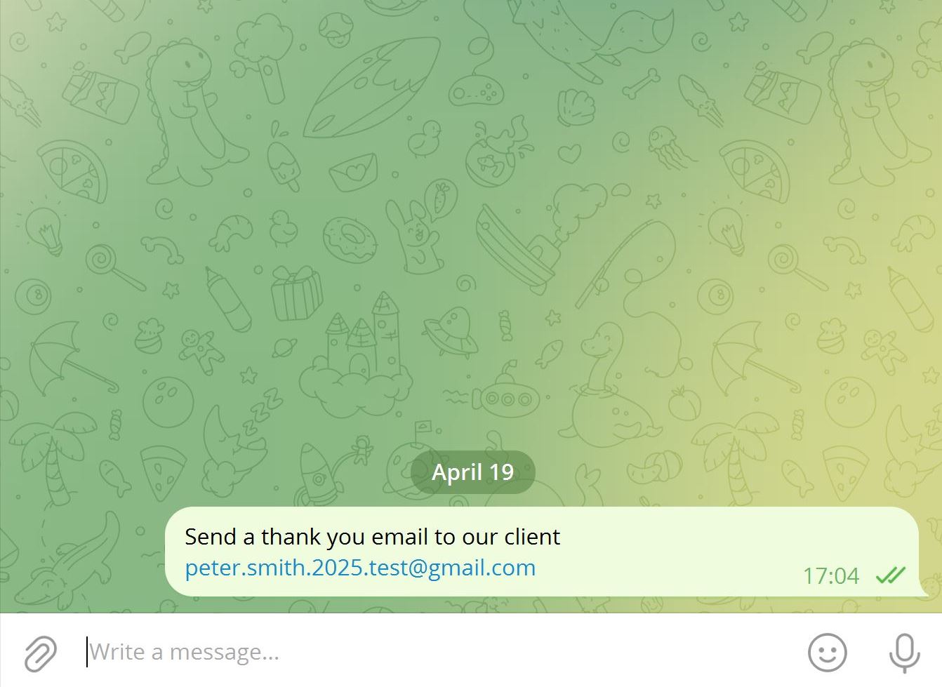 Email Workflow - Step 1