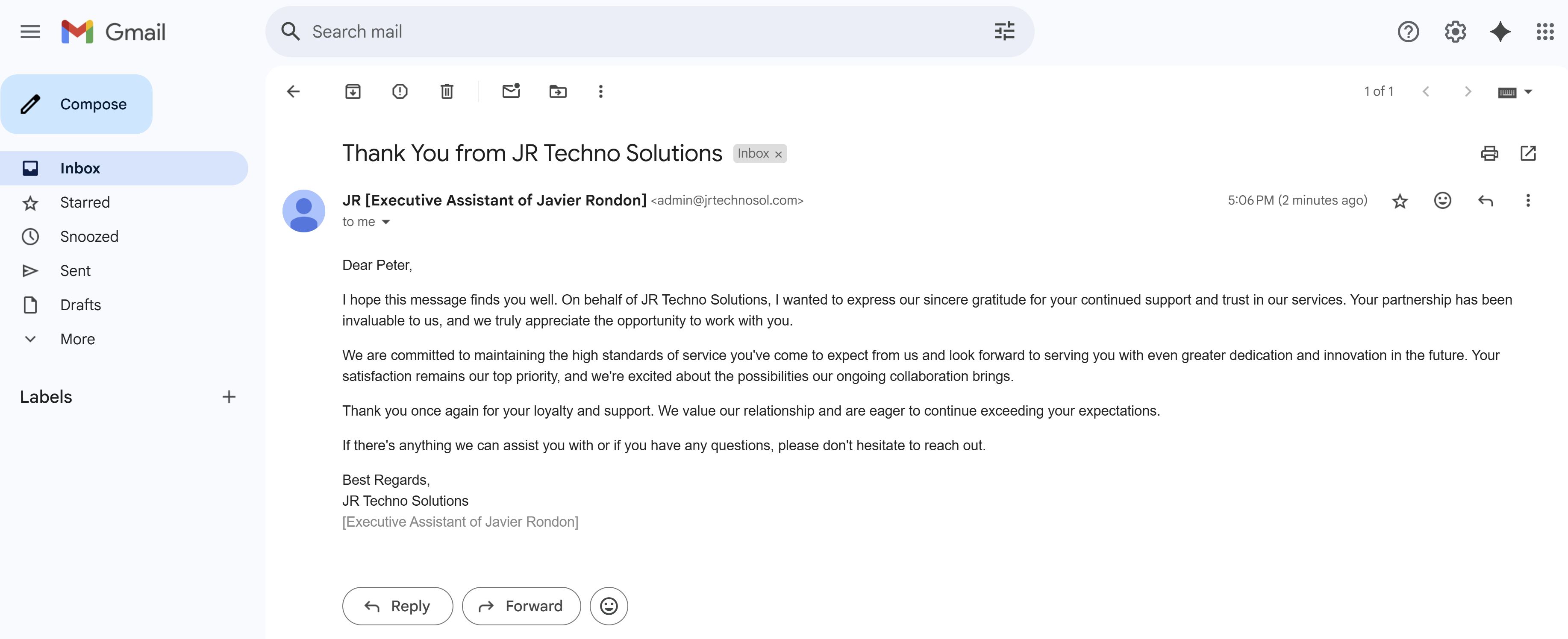 Email Workflow - Step 3